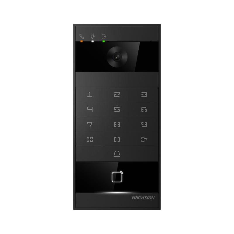 IP вызывная панель HIKVISION DS-KV8114-KWE1 4MP,150°,WiFi,Mifare,Bluetooth,PIN,PoE,IP66, IK08 Metal