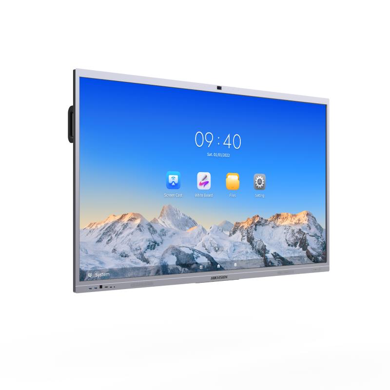 Interactive Flat Panel HIKVISION DS-D5B75RD/B 75" 3840×2160 Android 14.0 8GB/128GB WebCam 8мп