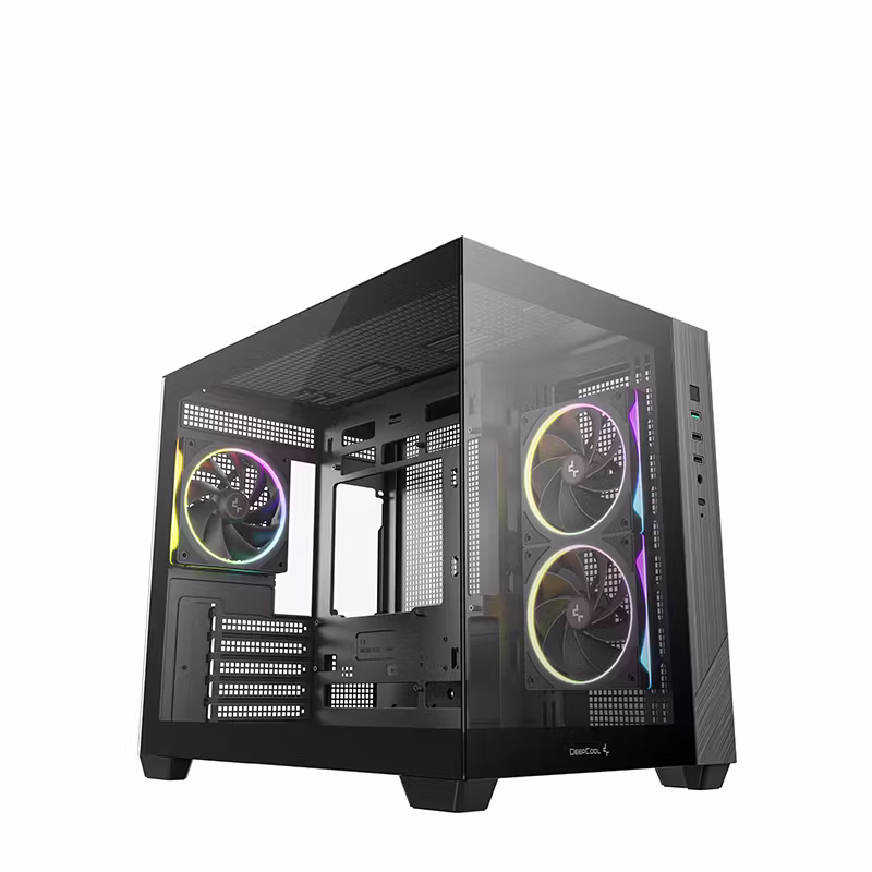 DEEPCOOL MATX CG330 MESH 3F w/o PSU USB3.0×2 Front + 3×120mm ARGB FANS