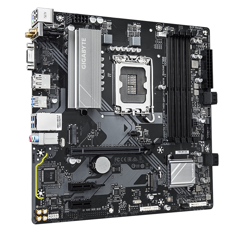 MB LGA1700 GIGABYTE B760M D3HP WIFI6,4xDDR5,12xUSB,4xSATAIII,mATX,PCIe16x,PCIe1x,VGA,HDMI,DP,WiFi