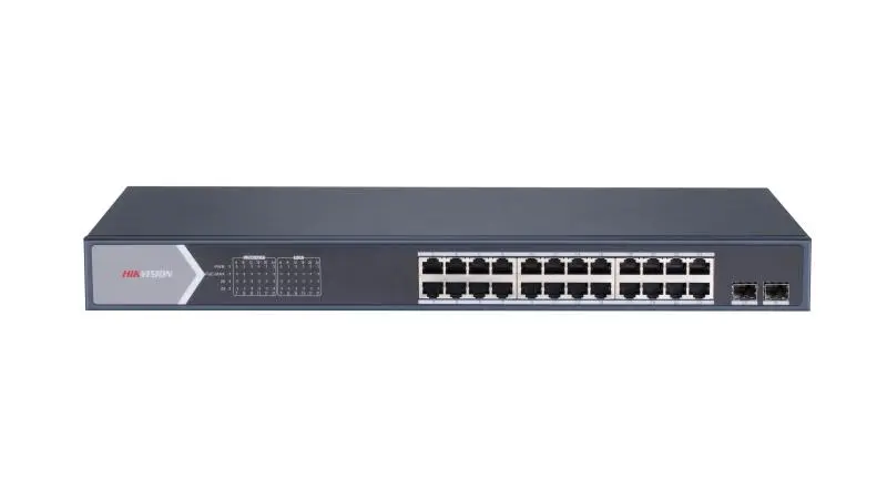 HUB Switch HIKVISION DS-3E0526P-E/M(B) 24x1000Mbps PoE,2x1000 SFP,PoE budget:225W Metal