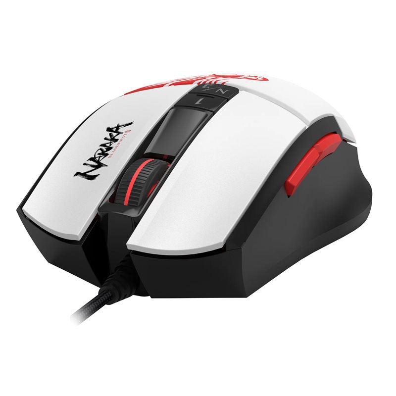 A4TECH BLOODY L65 MAX LIGHTWEIGHT GAMING 12000CPI NARAKA RGB METAL FEET ACTIVE USB