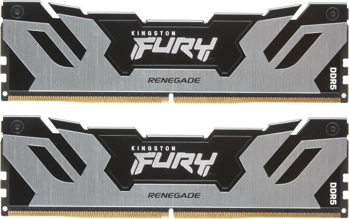 DDR5 32GB (2x16GB) PC-51200 (6400MHz) KINGSTON FURY RENEGADE SILVER XMP KF564C32RSK2-32