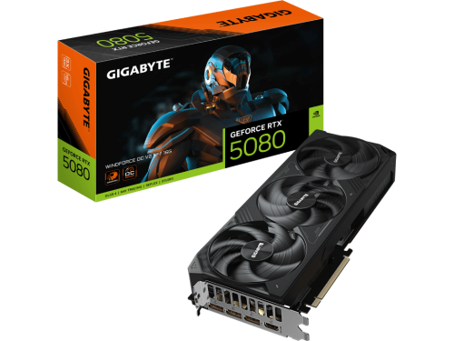 GEFORCE RTX5080 OC 16GB GDDR7 256bit 2670Mhz 3xDP HDMI GIGABYTE GV-N5080WF3OCV2-16GD
