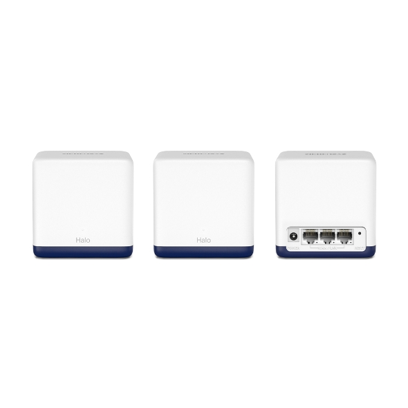 Wireless Mesh Wi-Fi System Mercusys(TP-Link)Halo H50G(3-pack) AC1900 600Mbps+1300Mbps 550м2 WiFi 5