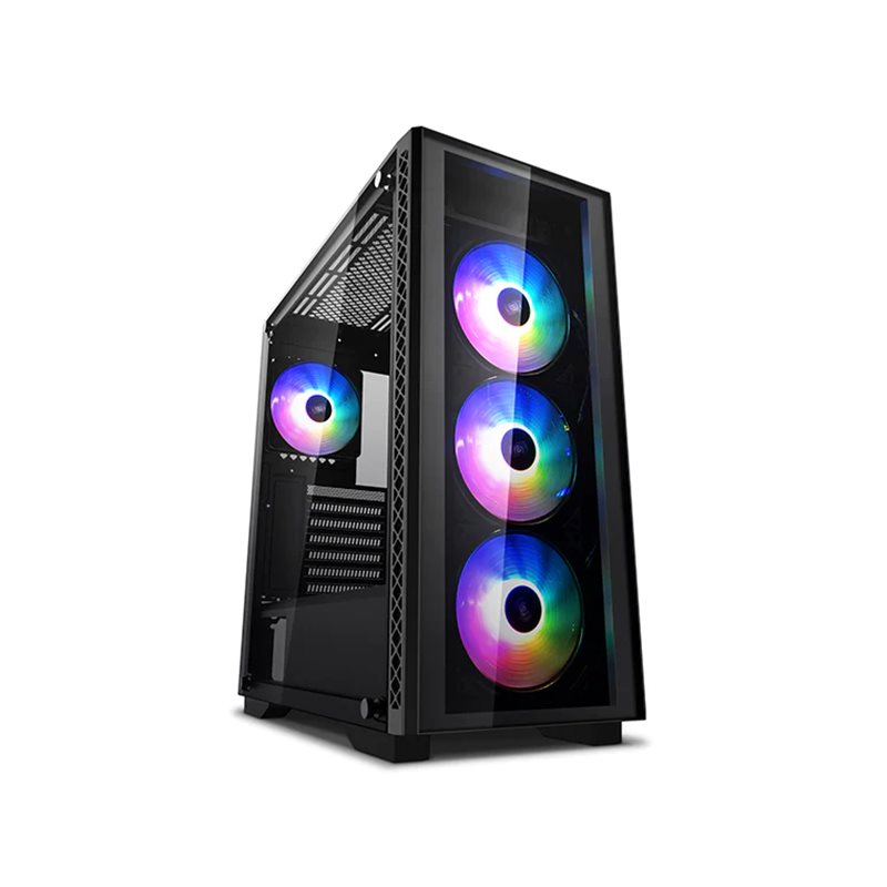 DEEPCOOL ATX MATREXX 50 ADD-RGB 4F w/o PSU 1*USB 3.0 4*ADD-RGB FAN Glass front panel Fully black