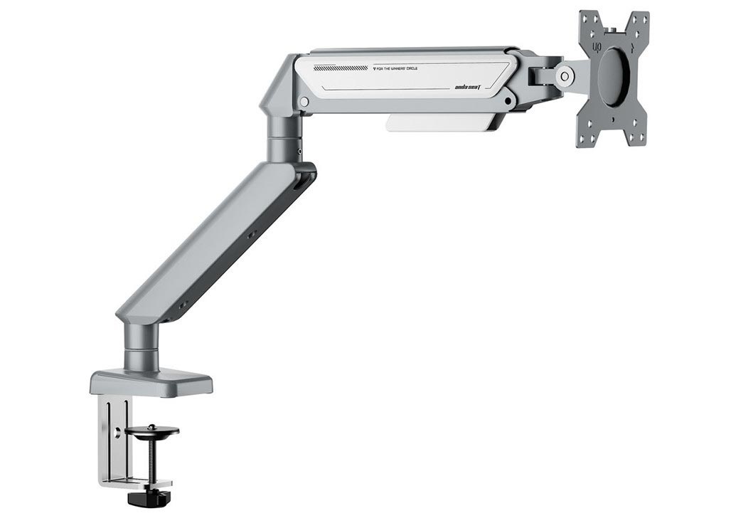 Monitor Arm AD-W-A6D-1S-FW AndaSeat 17''-32',max 9Kg, rotation 360°, Tilt Range -75° to 75° SILVER