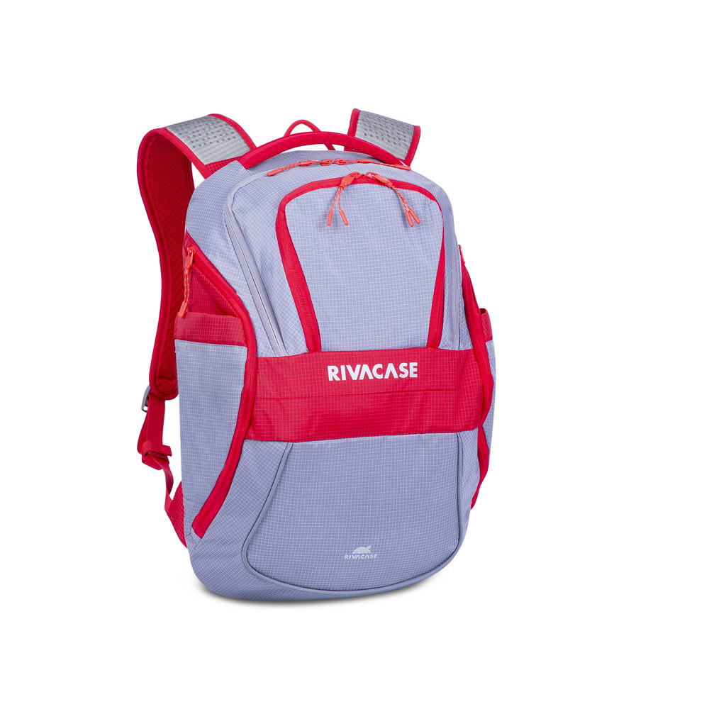RivaCase 5225 Grey Red 20L 15.6" Backpack
