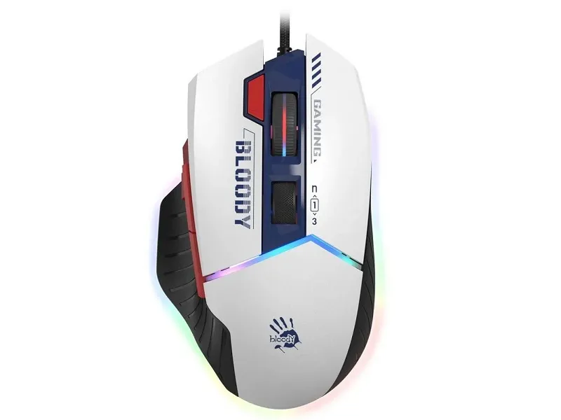 A4TECH BLOODY W95 ULTRA GAMING MOUSE 20000CPI SPORTS NAVY RGB EXTRA FIRE ACTIVE USB