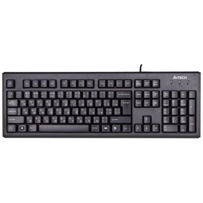 A4TECH KM-720 FN-KEY MULTIMEDIA KEYBOARD USB BLACK US+RUSSIAN