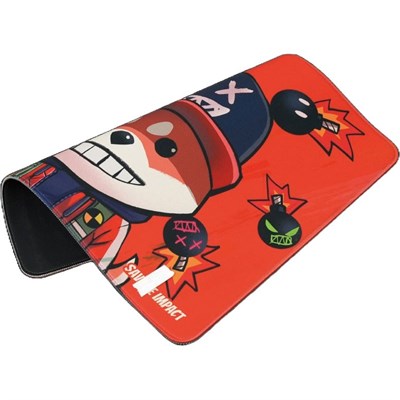 A4TECH BLOODY SAVAGE IMPACT BP-45 PROXY BOOM FIRE RED ELITE PRECISION GAMING MOUSE PAD (450x400x5mm)