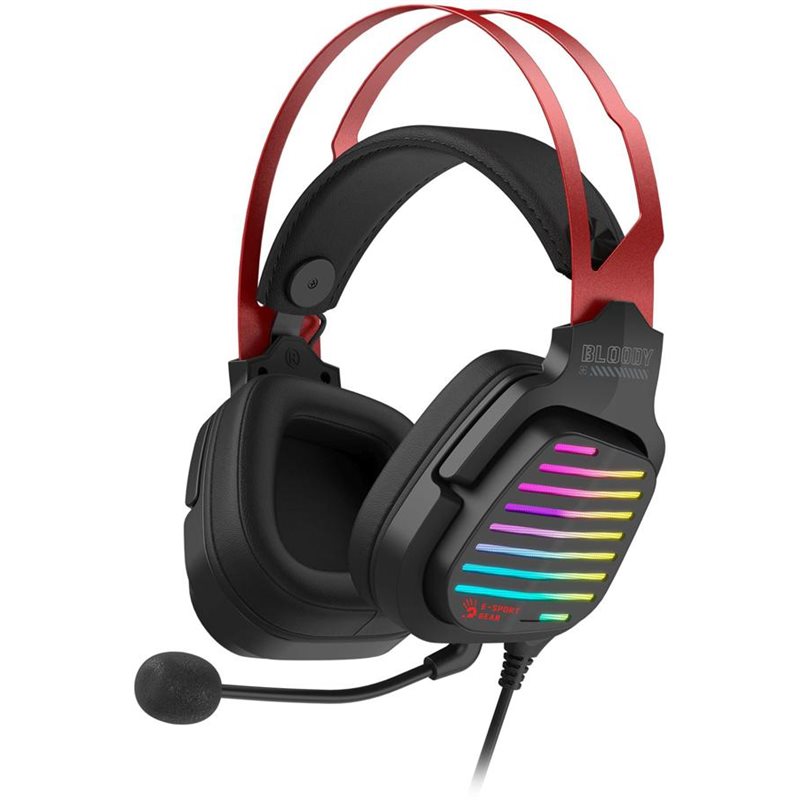Наушники с микрофоном A4Tech BLOODY G560 RGB Gaming 7.1 USB SPORTS RED