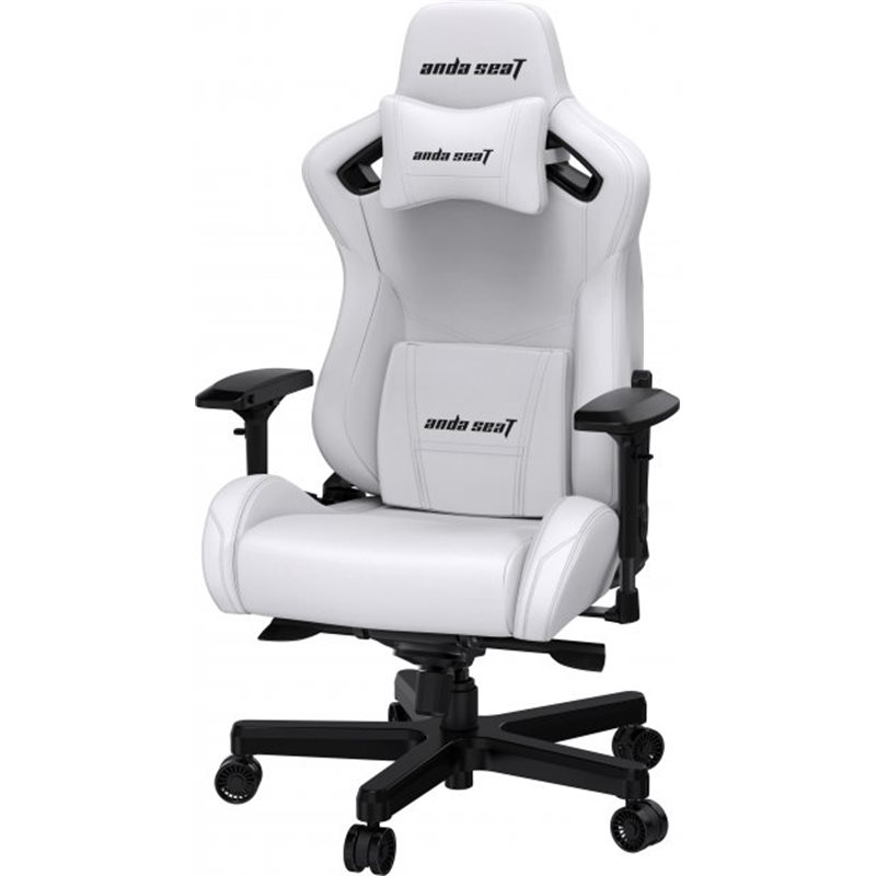 Gaming Chair AD12XL-07-W-PV-W01 AndaSeat Kaiser 2 XL WHITE 4D Armrest 65mm wheels PVC Leather