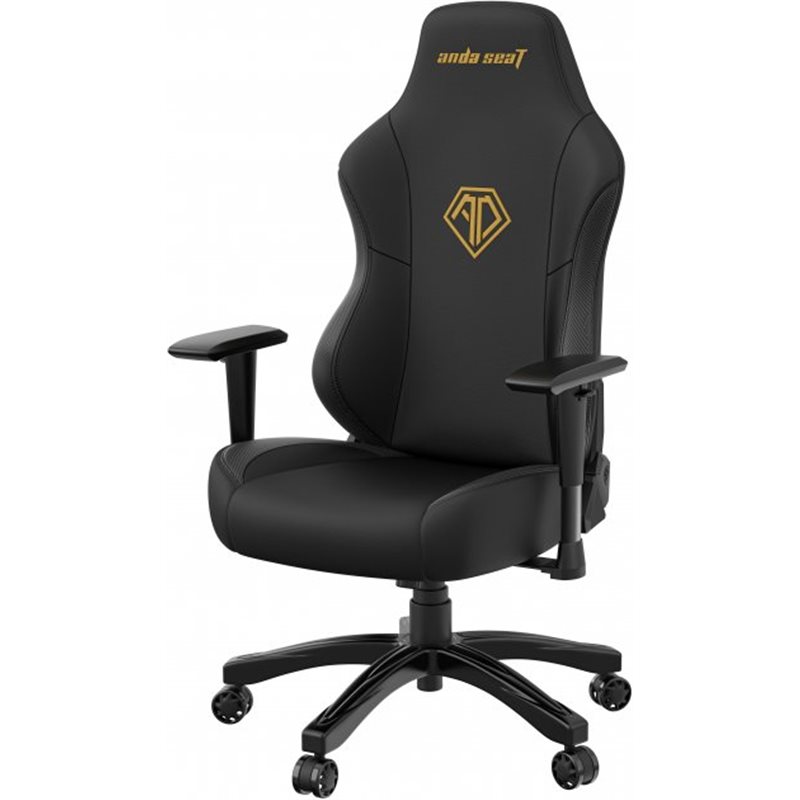 Gaming Chair AD18Y-06-B-PV/C AndaSeat Phantom 3 BLACK&GOLD 2D Armrest 60mm wheels PVC Leather