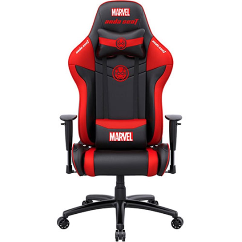 Gaming Chair AD5-04-BR-PV AndaSeat MARVEL Edition BLACK&RED 2D Armrest 65mm wheels PVC Leather