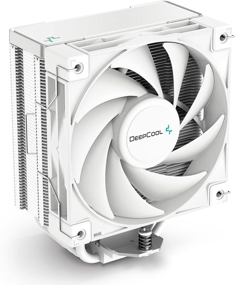 CPU cooler DEEPCOOL AK400 DIG. WH LGA1700/1200/115*/AMD 120mm Black PWM FDB fan,500-1850rpm,4HP