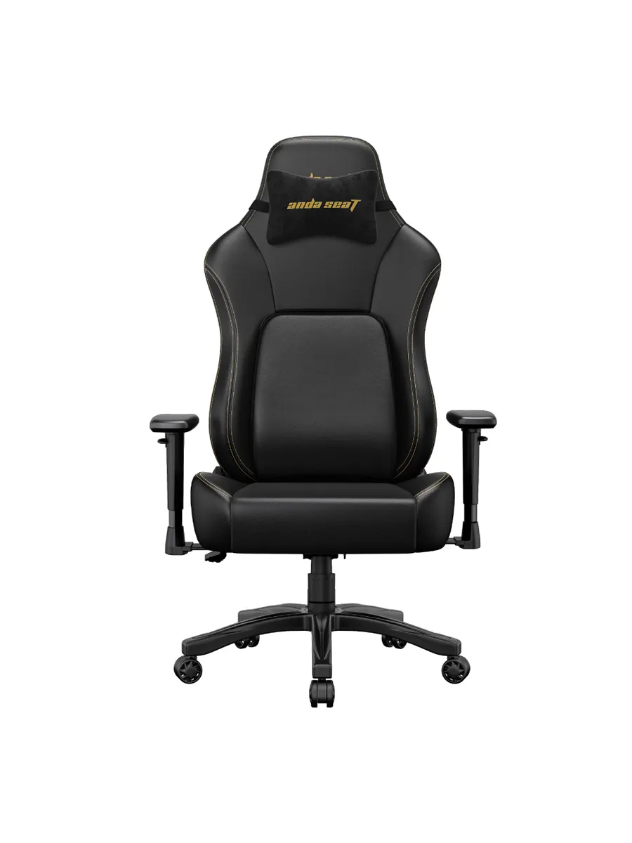 Gaming Chair AD18YSD-72-BD-PV-B01 AndaSeat Phantom 4 BLACK&GOLD 2D Armrest 60mm wheels PVC Leather