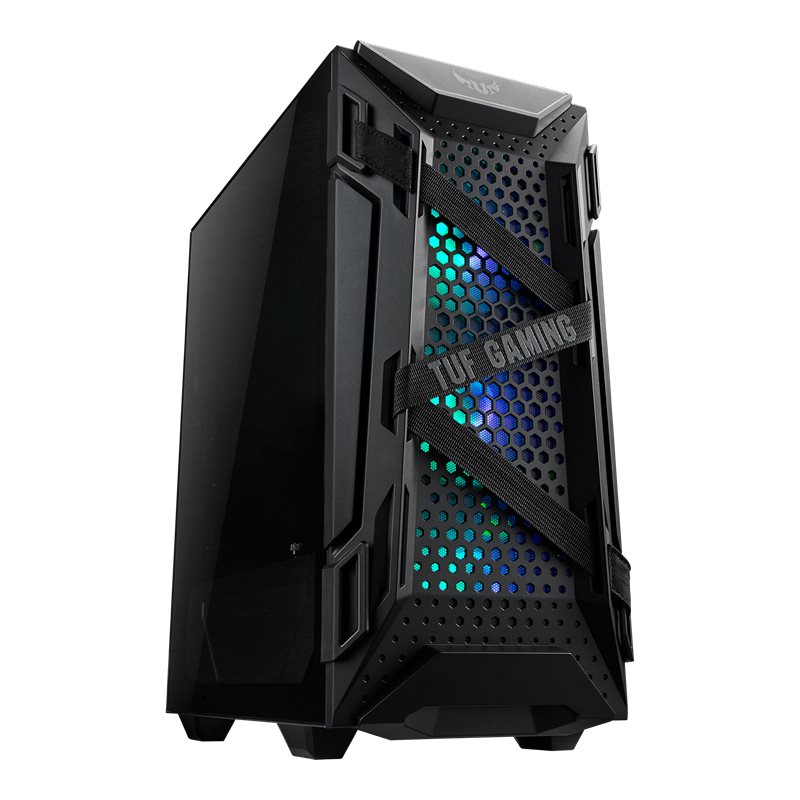 ASUS ATX GT301 TUF GAMING 3x 120mm AURA RGB fan + 120mm PWM fan, 2xUSB3.1