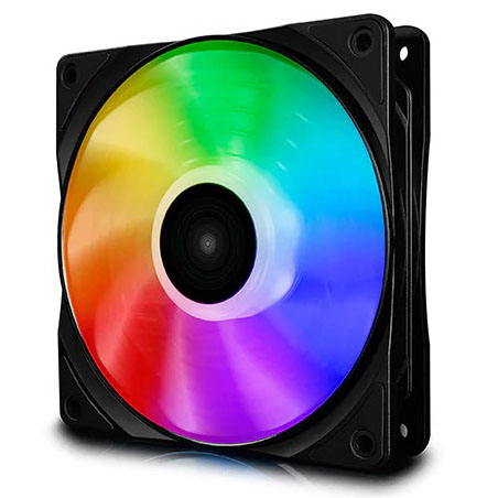 Cooler for PSU/CASE DEEPCOOL RF120FS 3-COLOR-LED 120x120x25mm Hydro Bearing 500-1500RPM