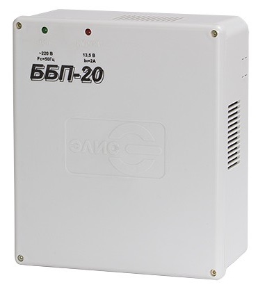 ББП-20 П блок бесперебойного питания 220V/13.6V 2A для АКБ 7А*ч