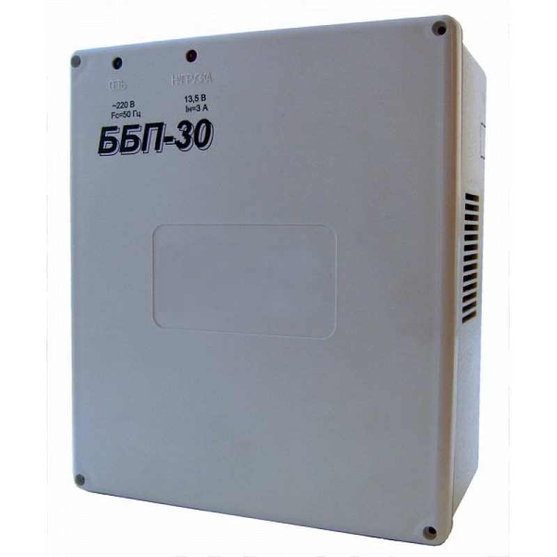 ББП-30 П блок бесперебойного питания 220V/13.6V 3A для АКБ 7А*ч
