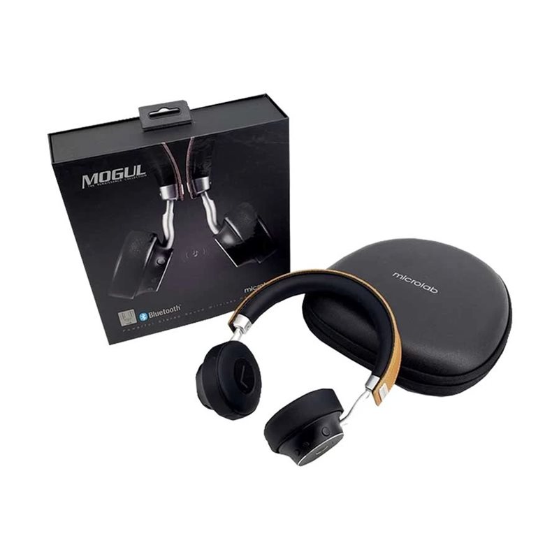 Наушники с микрофоном беспроводные Microlab Mogul, Bluetooth 4.1