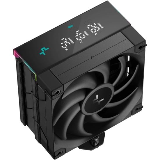 CPU cooler DEEPCOOL AK400 DIG. PRO LGA1700/1200/115*/AMD 120mm Black PWM FDB fan,500~1750rpm,4HP