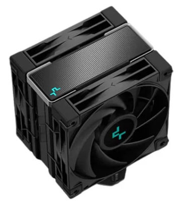 CPU cooler DEEPCOOL AK400 ZERO DARK+ LGA1700/1200/115*/AMD 120mm Black PWM FDB fan,500-1850rpm,4HP