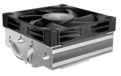 CPU cooler DEEPCOOL AN400 LGA1700/1200/115*/AMD 92mm Black PWM FDB fan,500~2950rpm, 4HP