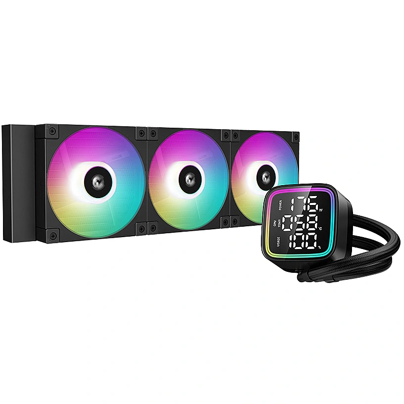 DEEPCOOL LD360 ARGB 120*3 FAN DIG. CPU STATUS LGA20xx/1700/1200/115*/AMD