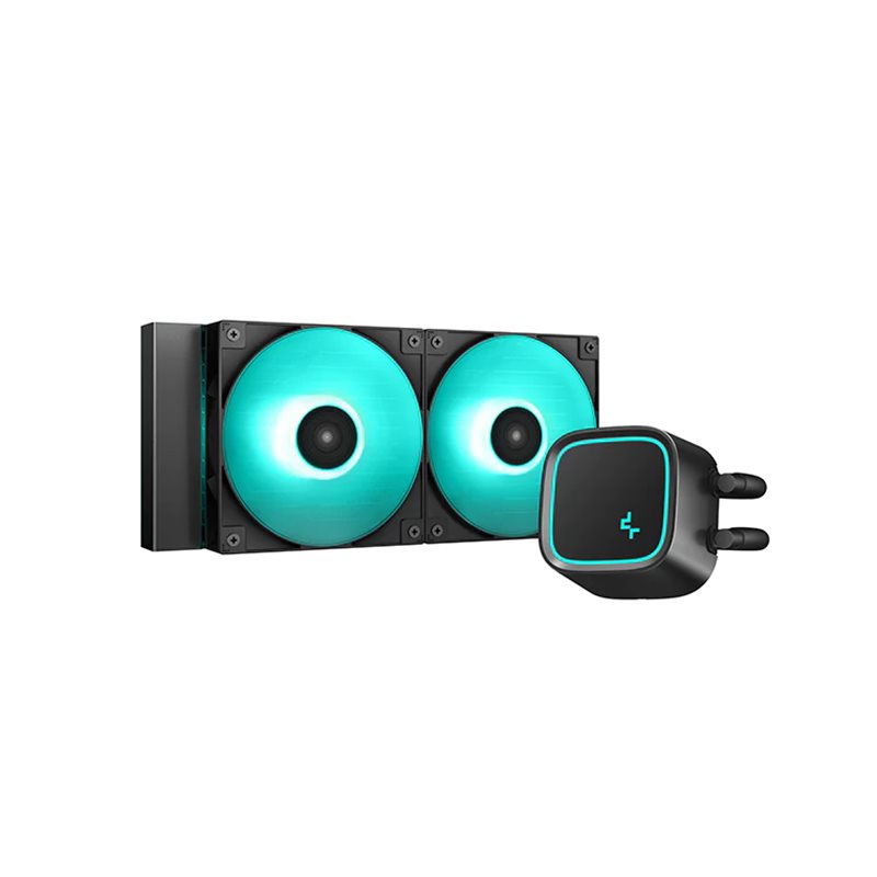 DEEPCOOL LE500 2x120 MARRS GREEN LED PWM FAN LGA20xx/1700/1200/115*/AMD