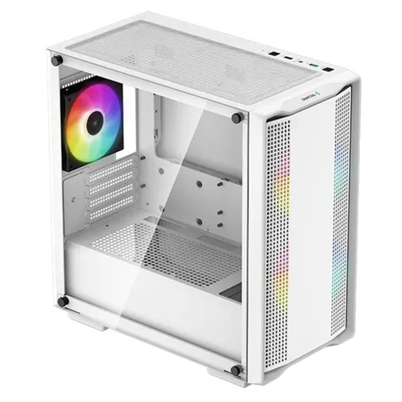 DEEPCOOL MATX CC360 WH ARGB WHITE w/o PSU USB3.0×2 Front + 3×120mm ARGB FANS