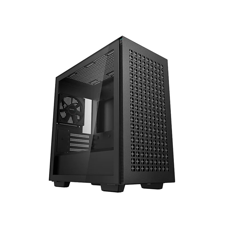 DEEPCOOL MATX CH370 w/o PSU 2*USB 3.0 1×120mm Grill design front panel