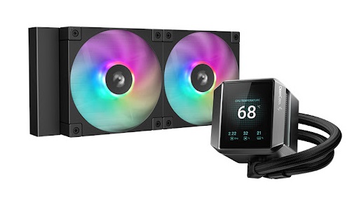 DEEPCOOL MYSTIQUE 240 ARGB 120*2 PWM ARGB FAN 2.8” 640x480 TFT LCD ARGB PUMP LGA20xx/1700/1200/115*