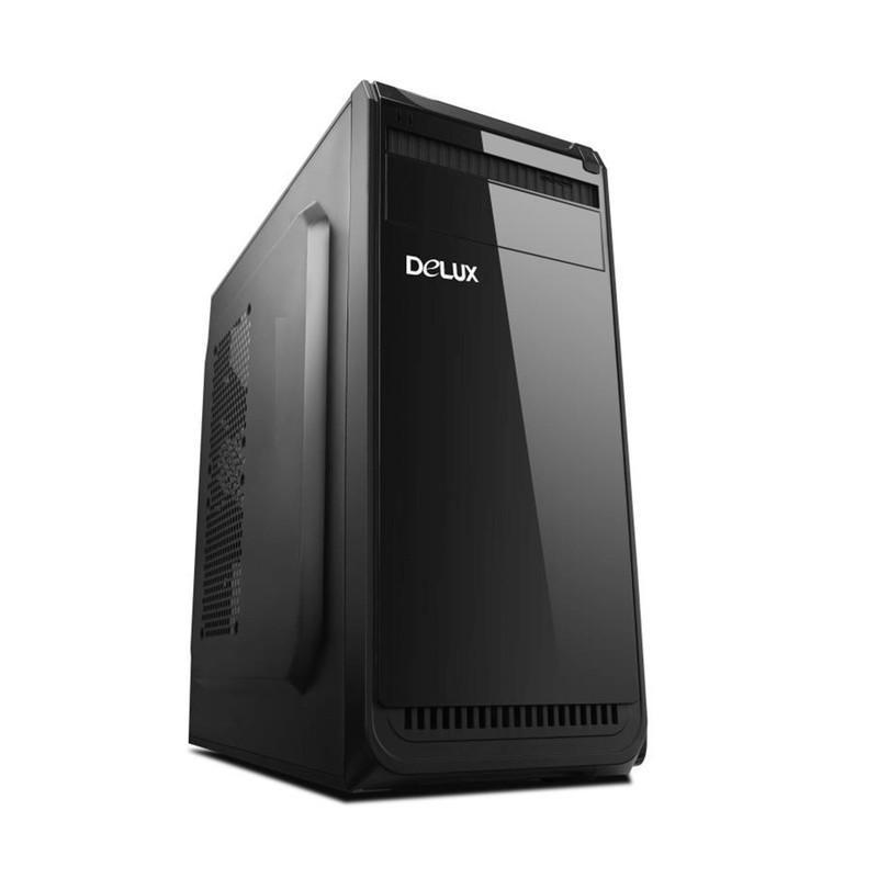 DELUX ATX DLC-DW601 400*176*410mm BLACK TAC 2.0 W/O PSU