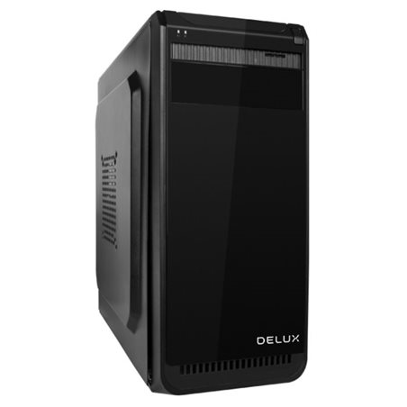 DELUX ATX DLC-W203 375*180*410mm BLACK TAC 2.0 W/O PSU