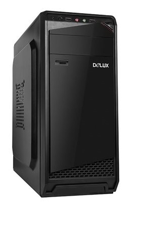 DELUX ATX DLC-DW605 400*176*410mm BLACK TAC 2.0 W/O PSU