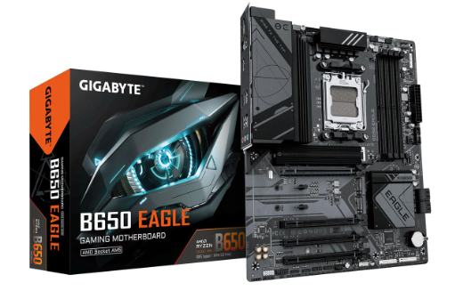 MB AM5 GIGABYTE B650 EAGLE,4xDDR5,9xUSB,USB 3.2 ATX,M.2,4xPCIe16x, DP HDMI