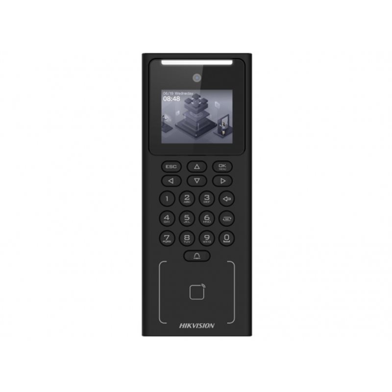 Терминал доступа HIKVISION DS-K1T321MFWX-B(STD)распознавание лиц,Mifare,пароль,палец,WIFI,battery