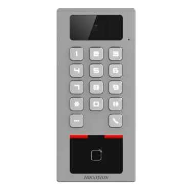 Терминал доступа-аудиодомофон HIKVISION DS-K1T502DBWX Mifare,WIFI,IP65,IK09
