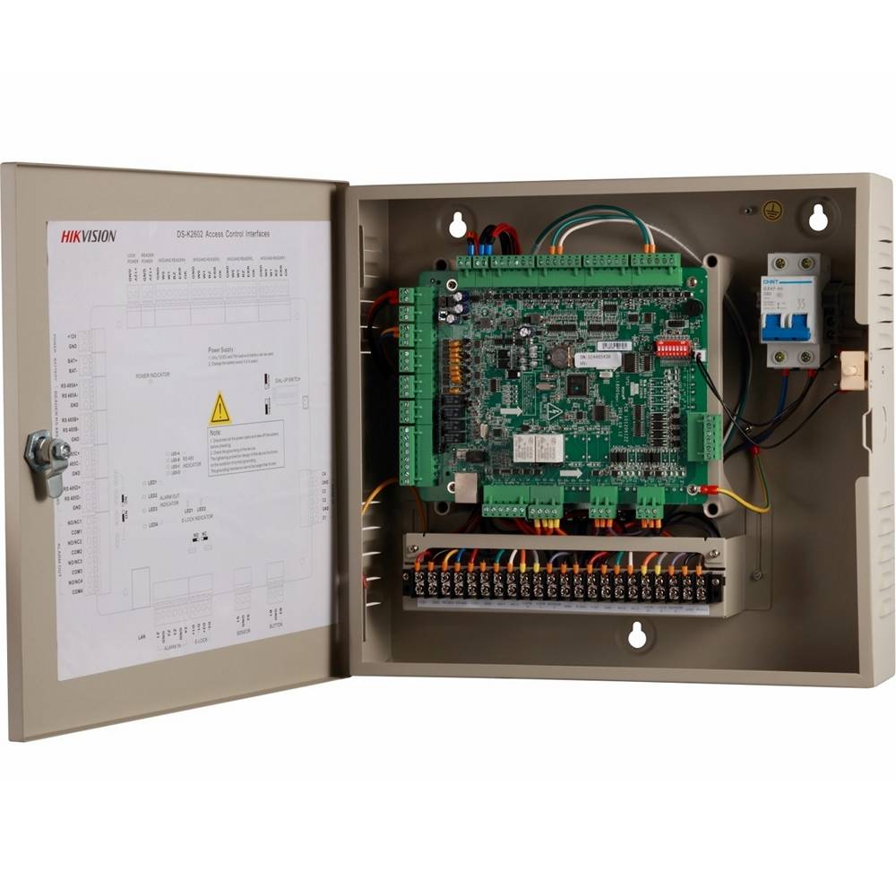 Контроллер доступа HIKVISION DS-K2602T(STD) на 2 двери, вход-выход, карта