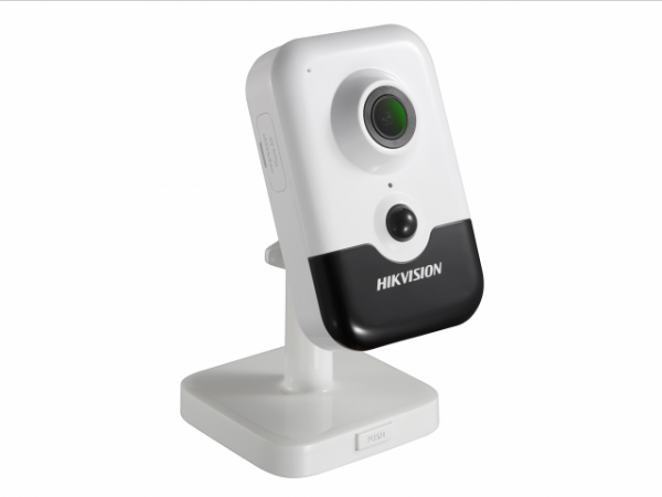 IP camera HIWATCH DS-I414(C)(2.8mm) кубическая 4MP,IR 10M,PoE,microSD,MIC-SPEAK,PIR