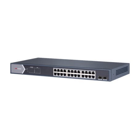 HUB Switch HIKVISION DS-3E0526P-E/M 24x1000Mbps PoE,2x1000 SFP,PoE budget:225W Metal