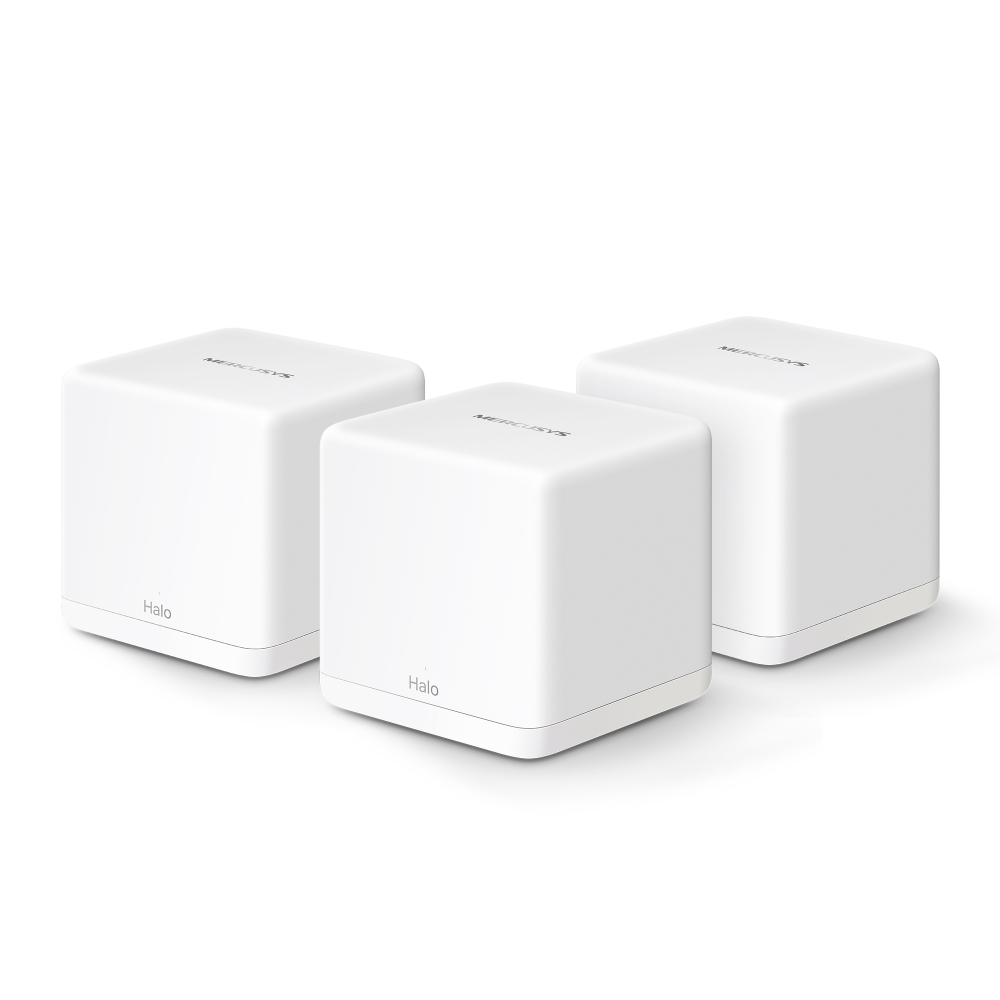 Wireless Mesh Wi-Fi System Mercusys(TP-Link)Halo H60X(3-pack) AX1500 300Mbps+1201Mbps 550м2 WiFi 6