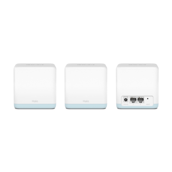 Wireless Mesh Wi-Fi System Mercusys(TP-Link)Halo H30(3-pack) AC1200 300Mbps+867Mbps 320м2 WiFi 5