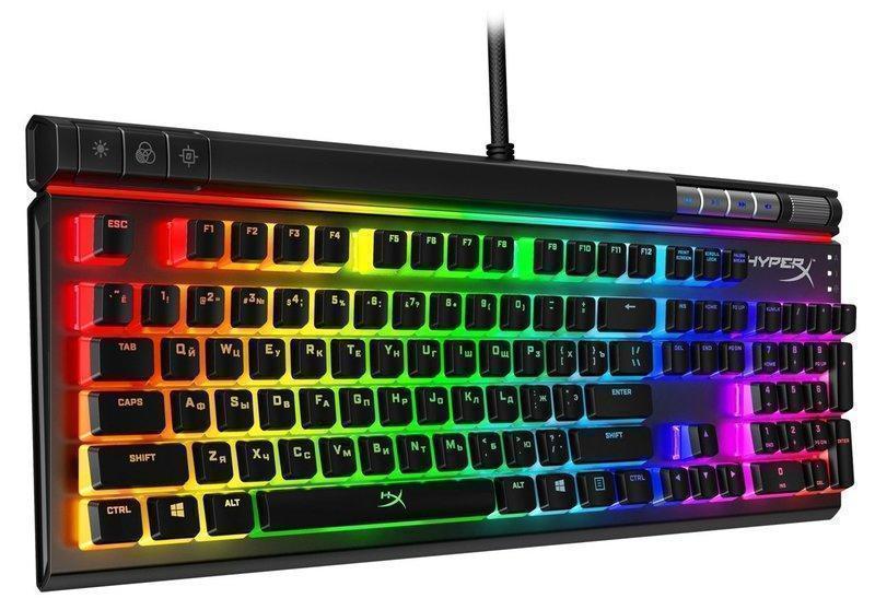 HyperX Alloy Elite 2 4P5N3AX#ACB (HKBE2X-1X-RU) Mechanical Gaming Keyboard,HX Red,Backlight,RU