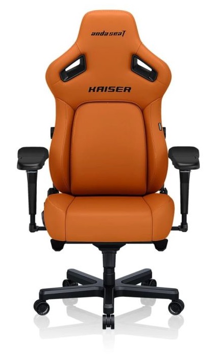 Gaming Chair AD12YDDC-L-20-O-PV/C AndaSeat Kaiser 4 L ORANGE 5D Armrest 65mm wheels PVC Leather