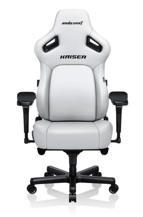 Gaming Chair AD12YDDC-XLL-20-W-PV/C AndaSeat Kaiser 4 XL WHITE 5D Armrest 65mm wheels PVC Leather