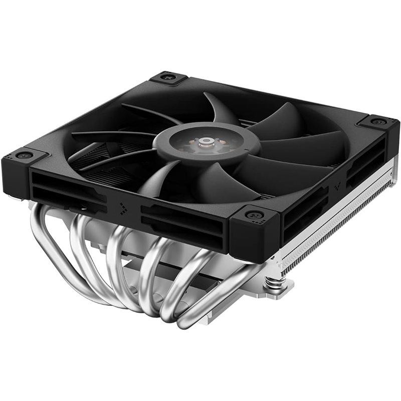 CPU cooler DEEPCOOL AN600 LGA1700/1200/115*/AMD 120mm Black PWM FDB fan,500-1850rpm, 6HP