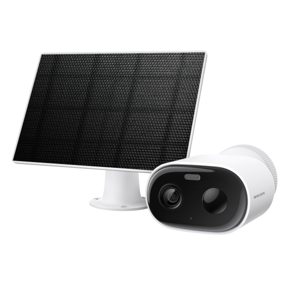 IP camera MERCUSYS MC410 KIT (3.1mm) цилиндр, уличн 3MP,IR/LED 10M,WIFI,MIC,microSD солн.панель